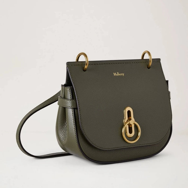 Mulberry Small Amberley Satchel Junipergrön 
