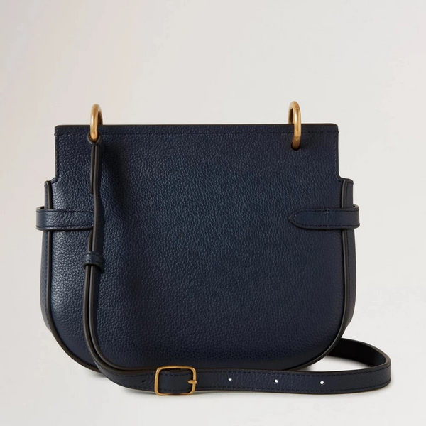 Mulberry Small Amberley Satchel Small Classic Grain Night Sky
