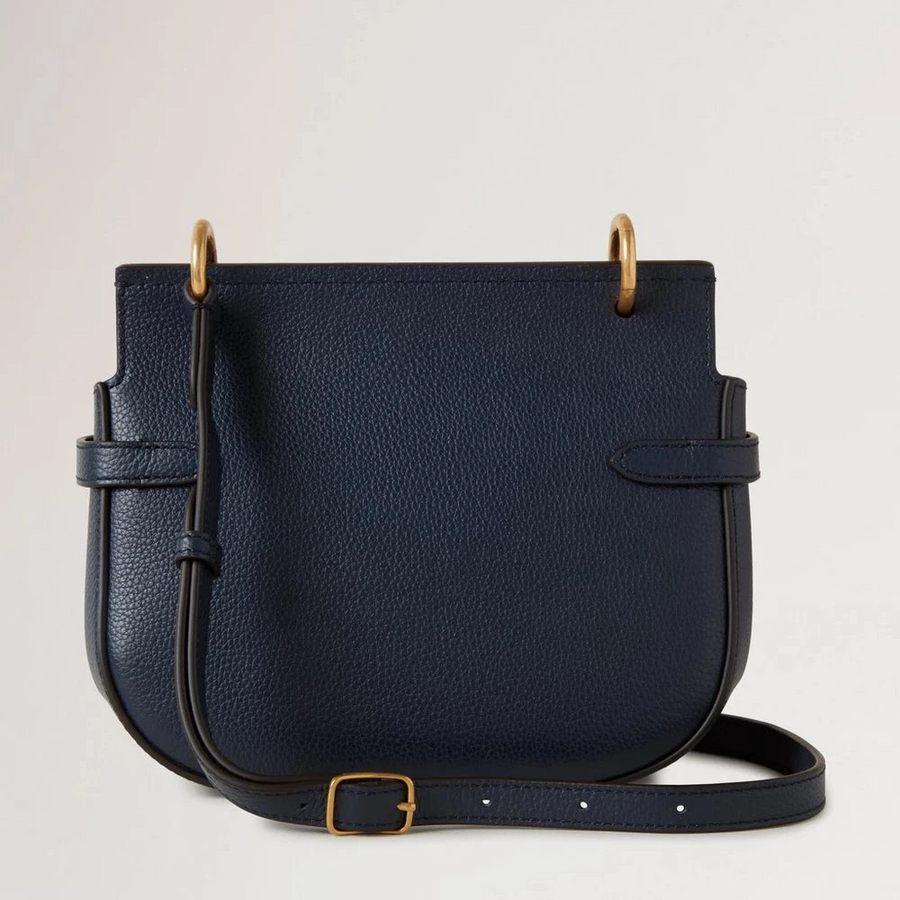Mulberry Small Amberley Satchel Small Classic Grain Night Sky