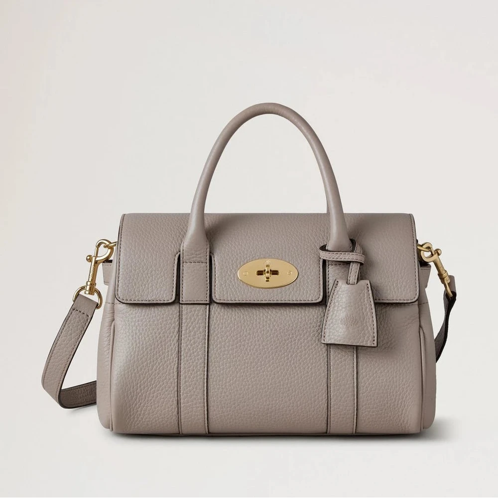 Mulberry Liten Bayswater Satchel Cashmere Taupe 