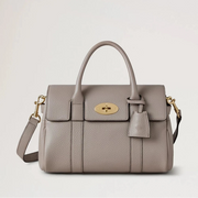 Mulberry Liten Bayswater Satchel Cashmere Taupe 