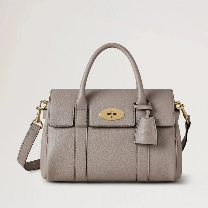 Mulberry Liten Bayswater Satchel Cashmere Taupe 