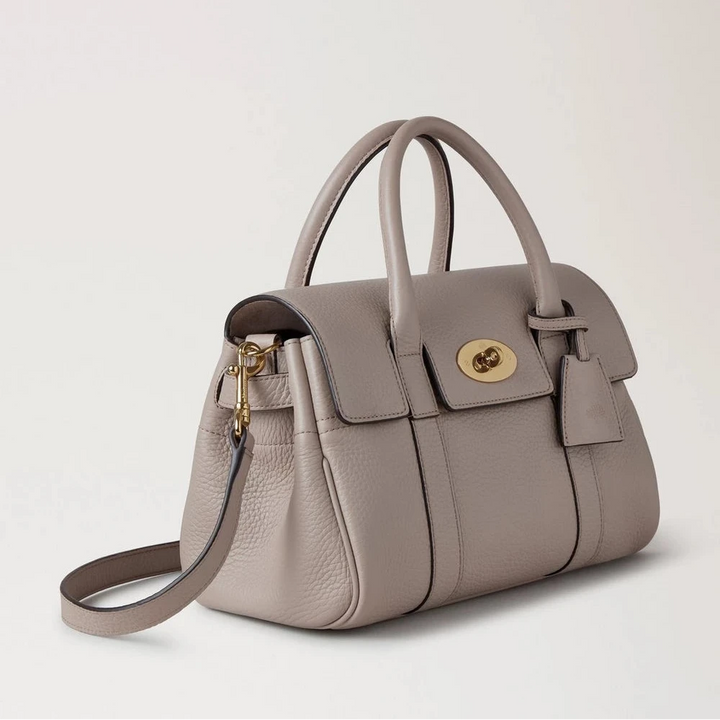 Mulberry Liten Bayswater Satchel Cashmere Taupe 