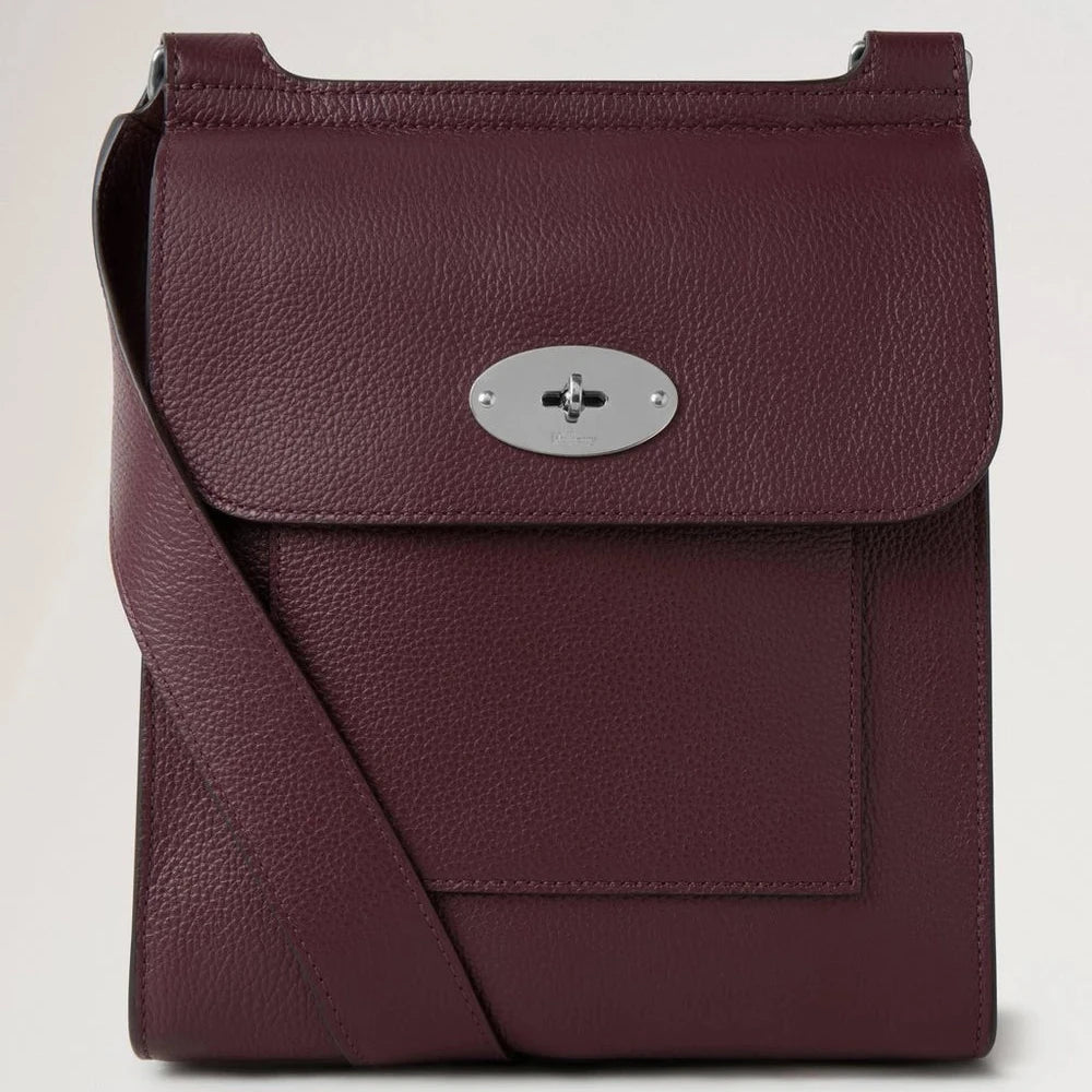 Mulberry Antony N Svart Cherry Small Classic Grain 