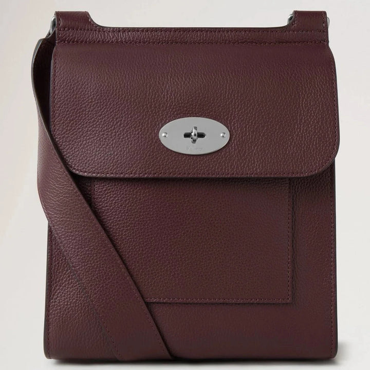 Mulberry Liten Antony Black Cherry Small Classic Grain 