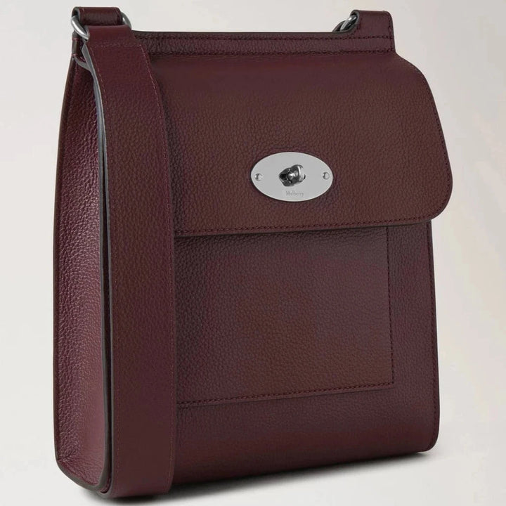 Mulberry Liten Antony Black Cherry Small Classic Grain 