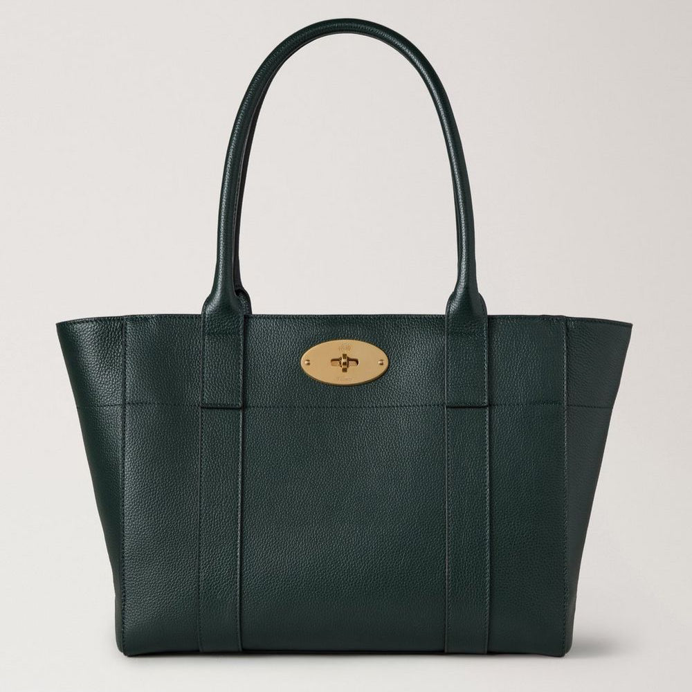 Mulberry Bayswater 9 To 5 Small Classic Grain Mulberry Green