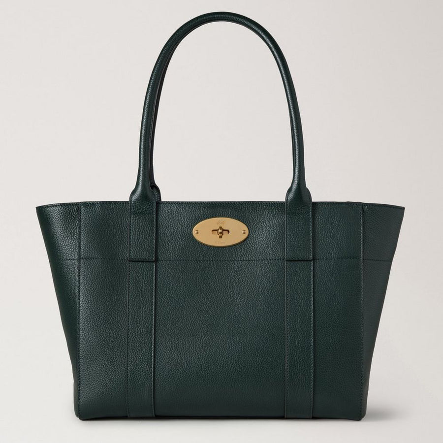 Mulberry Bayswater 9 To 5 Small Classic Grain Mulberry Green