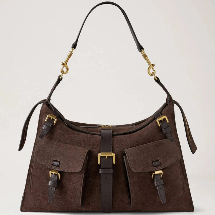 Mulberry Roxanne Shoulder Bag Chokladmocka 