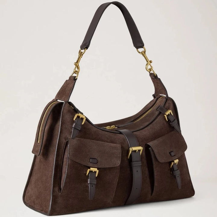 Mulberry Roxanne Shoulder Bag Chokladmocka 