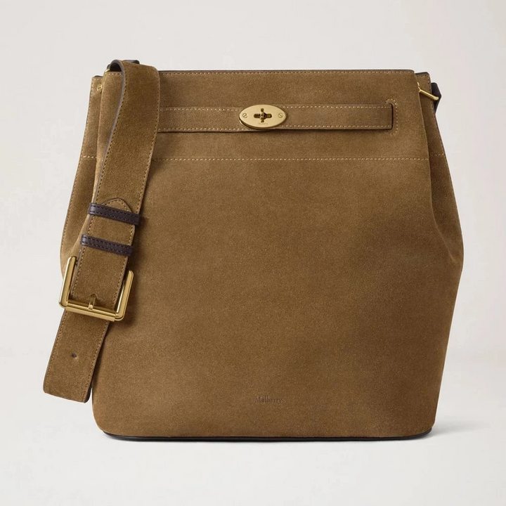 Mulberry Stor Islington Bucket Salcombe Sand Mocka