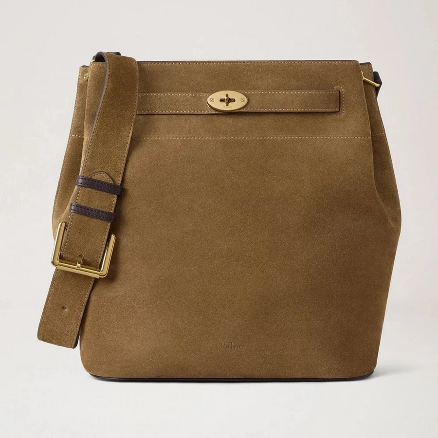 Mulberry Stor Islington Bucket Salcombe Sand Mocka