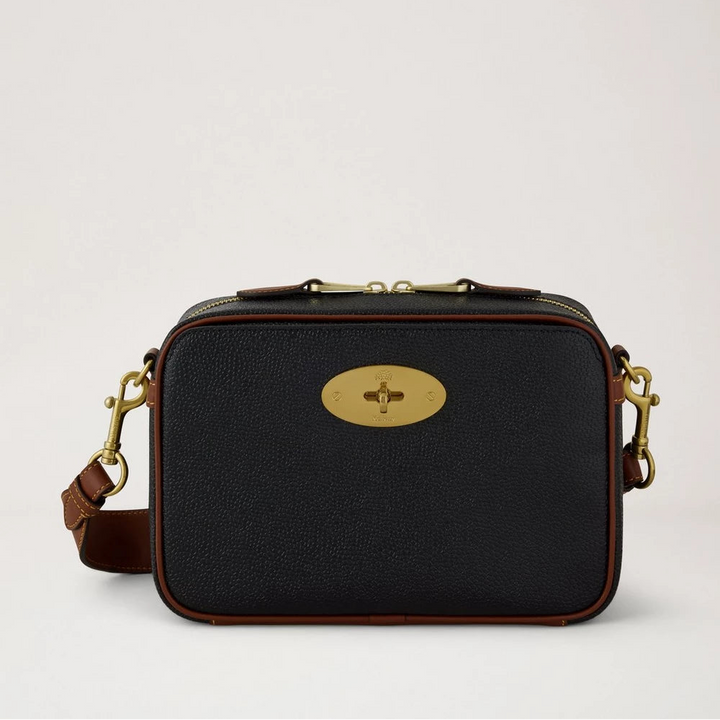 Mulberry Darley Camera Bag - Scotchgrain Black & Cognac Bio Based Scotchgrain – produktbild 2