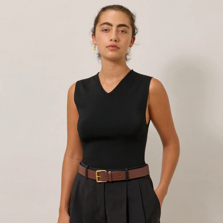 Tree Stud Belt Oak Two-Tone Small Classic Grain – produktbild 2
