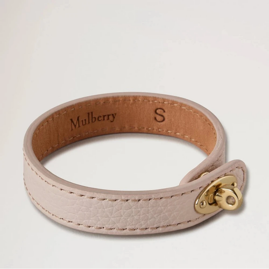 Mulberry Bayswater Thin Leather Armband Blossom Pink