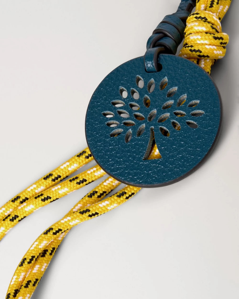 Mulberry Rope Keyring Gul & Out of the Blue Mixed Material 