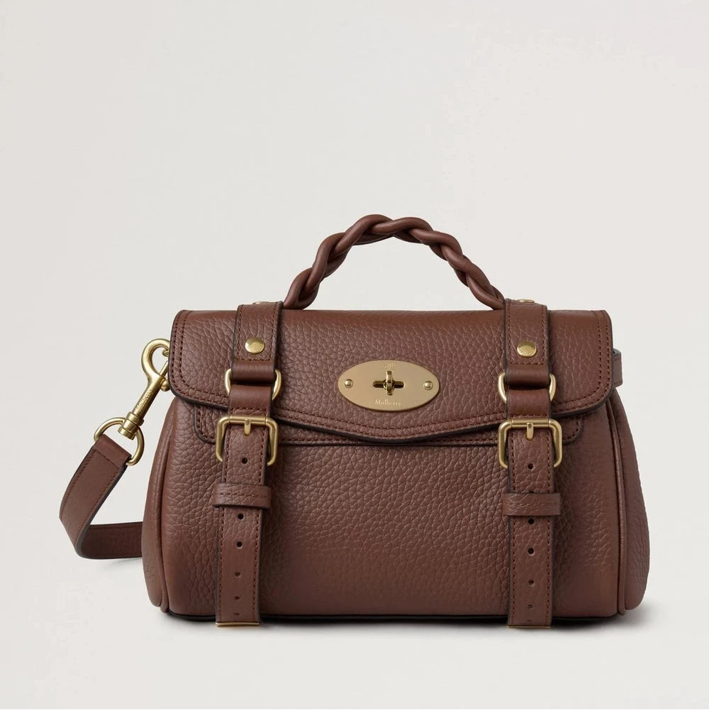 Mulberry Mini Alexa Bright Oak Heavy Grain