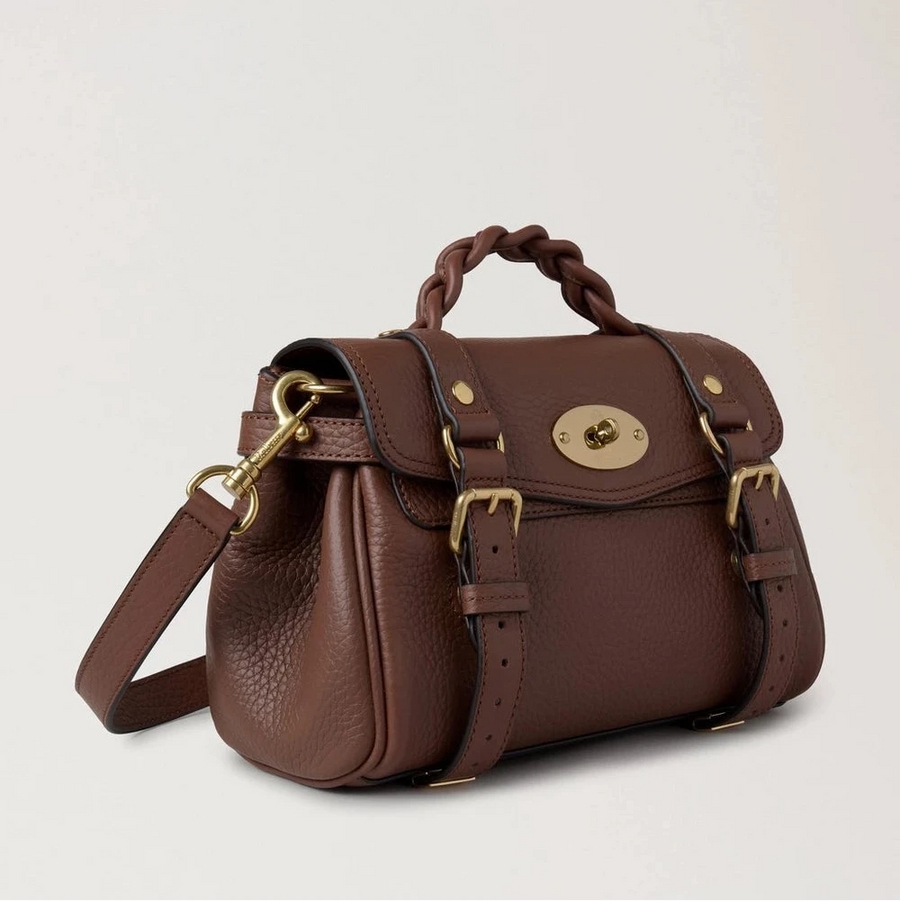 Mulberry Mini Alexa Bright Oak Heavy Grain
