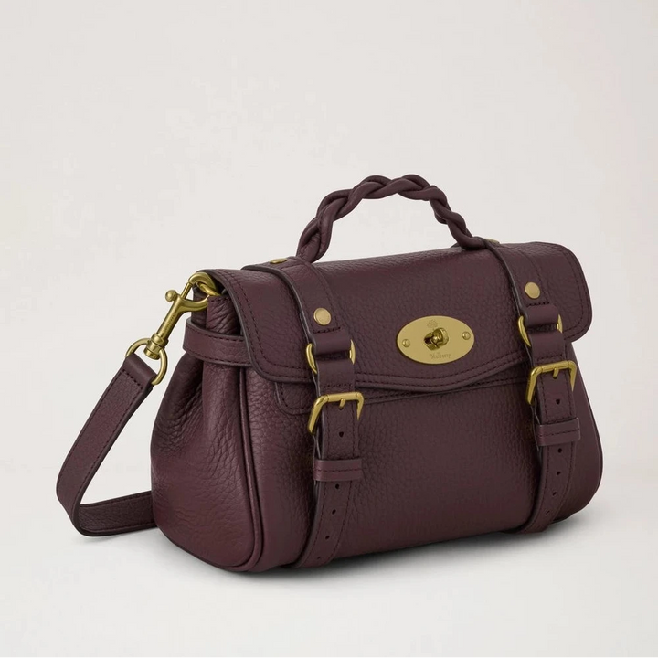 Mulberry Mini Alexa Oxblood Heavy Grain – produktbild 2