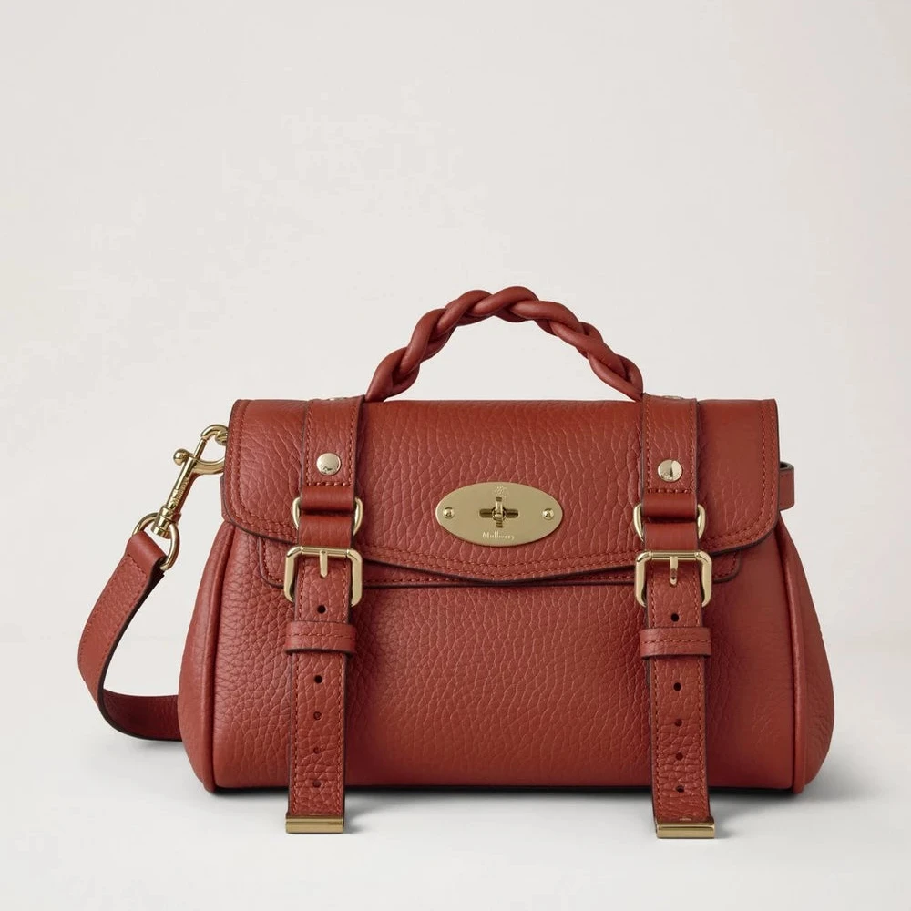 Mulberry Mini Alexa Heavy Grain Rust