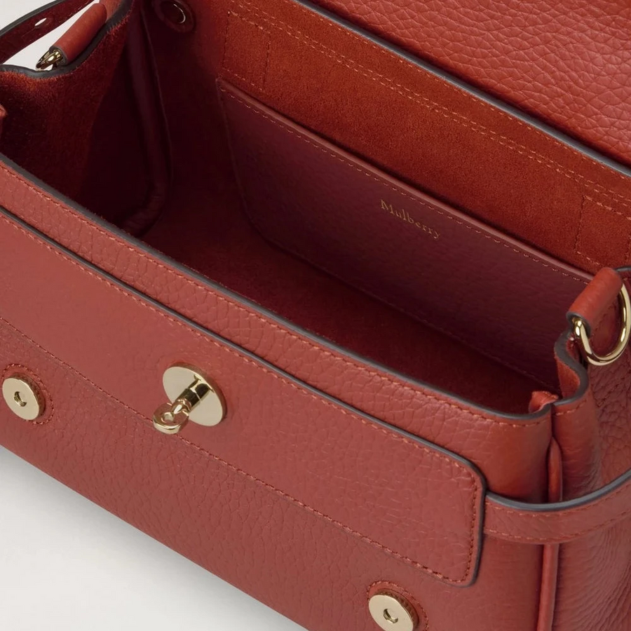 Mulberry Mini Alexa Heavy Grain Rust