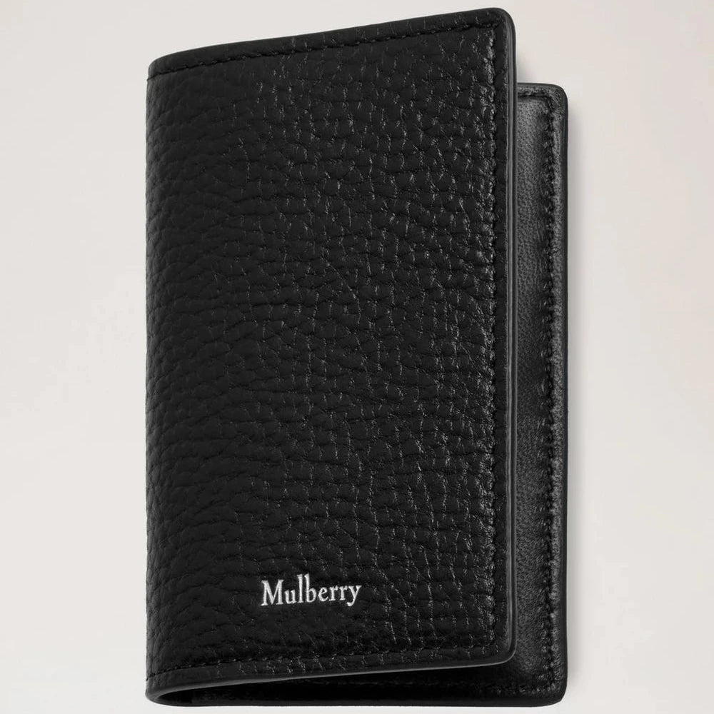Mulberry Card Case Small Classic Grain Svart 
