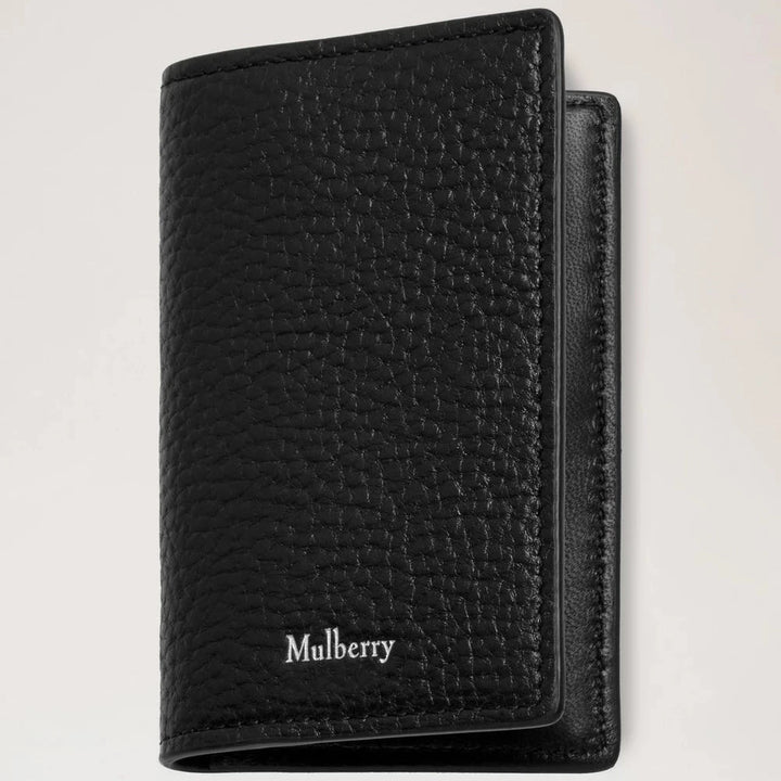 Mulberry Card Case Small Classic Grain Svart 