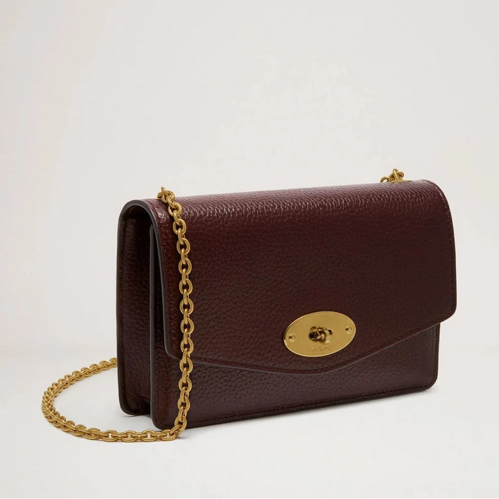 Mulberry Liten Darley Oxblood Small Classic Grain – produktbild 2