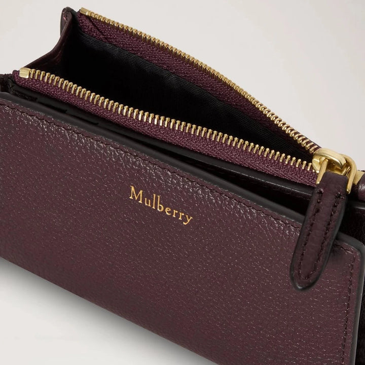 Mulberry Continental Bifold Zipped Wallet Oxblood – produktbild 2