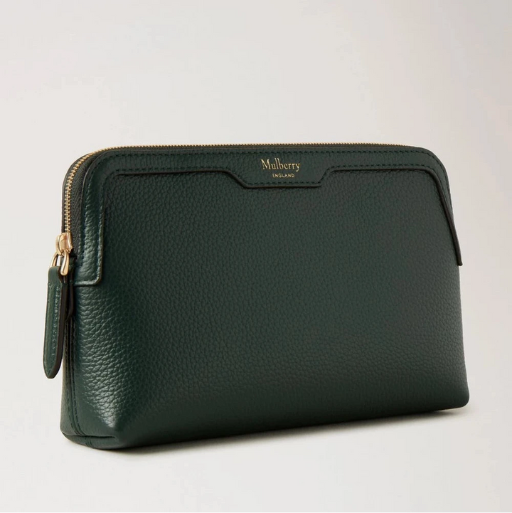 Mulberry Small Cosmetic Pouch Mulberry Green Small Classic Grain