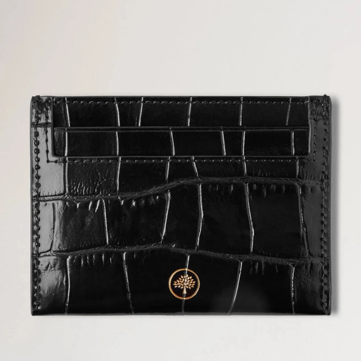 Mulberry Credit Card Slip Black Shiny Small Croc - Kortholder - RL8748/641A100