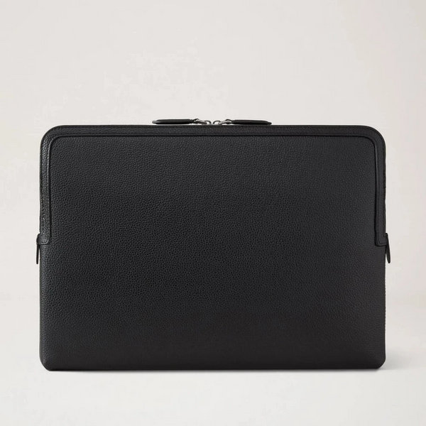 Mulberry Laptop Case Black Small Classic Grain