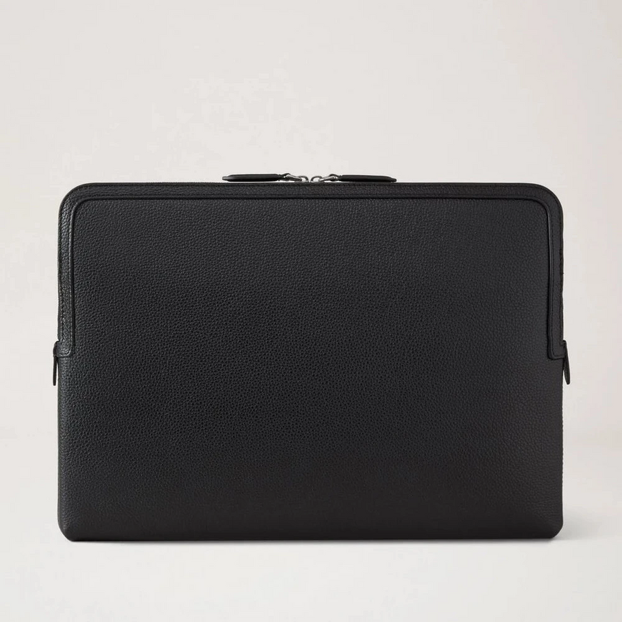 Mulberry Laptop Case Black Small Classic Grain