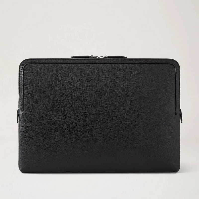 Mulberry Bärbar datorfodral svart liten klassisk korn