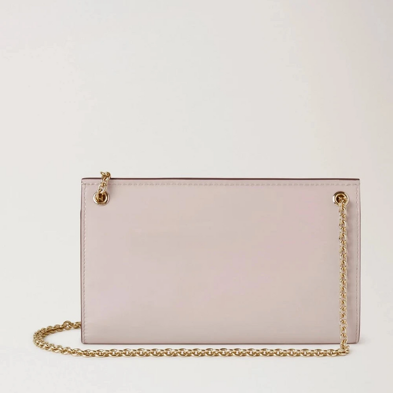 Mulberry Amberley Clutch Blossom Pink Soft Patent