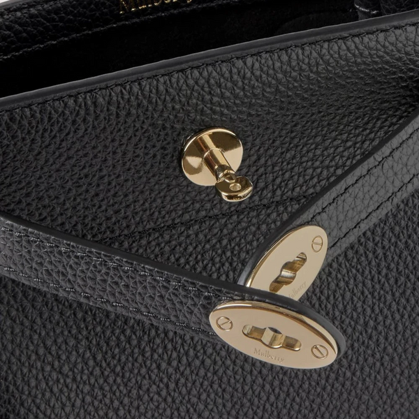 Mulberry Mini Islington Bucket Small Classic Grain Black