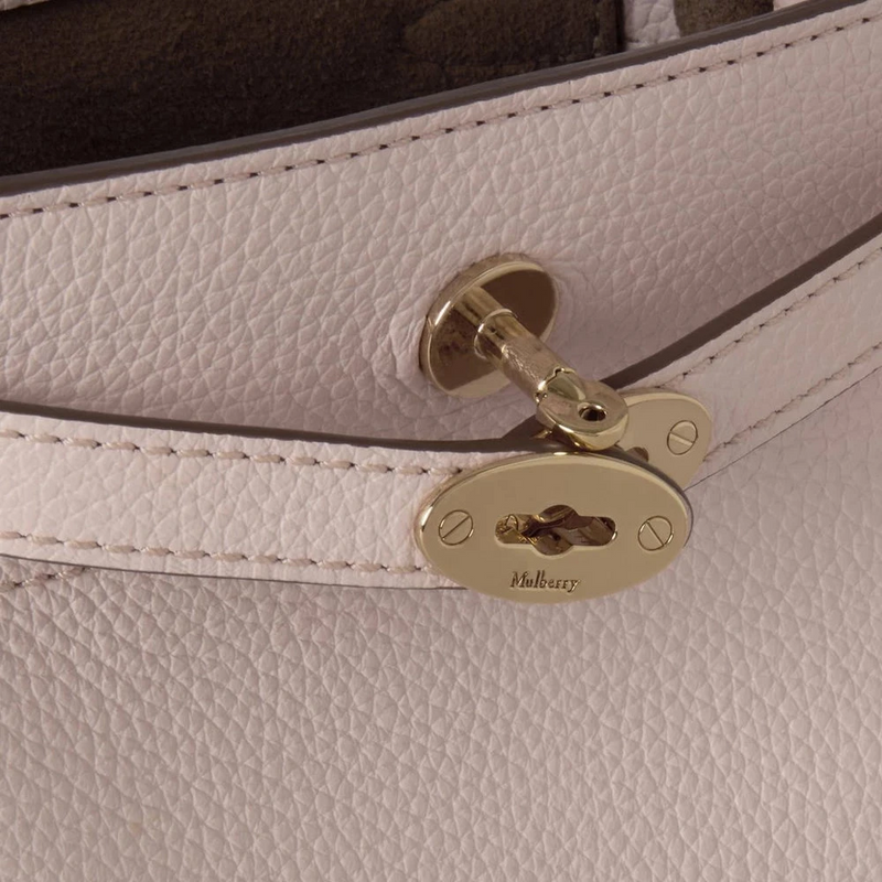 Mulberry Mini Islington Bucket Small Classic Grain Blossom Pink