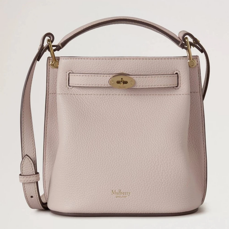 Mulberry Mini Islington Bucket Small Classic Grain Blossom Pink