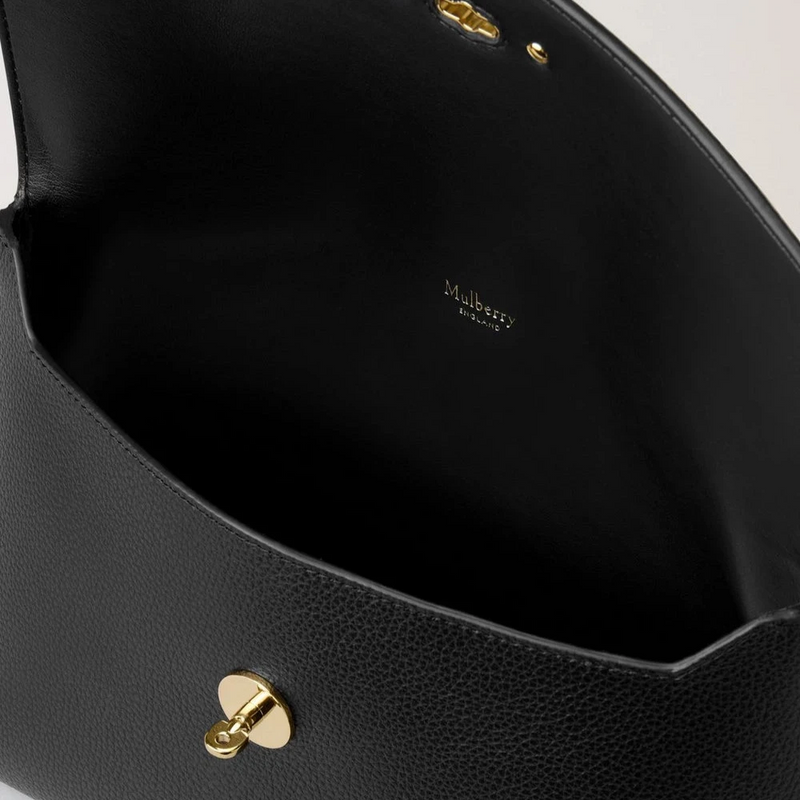 Mulberry Large Darley Cosmetic Pouch Black Small Classic Grain
