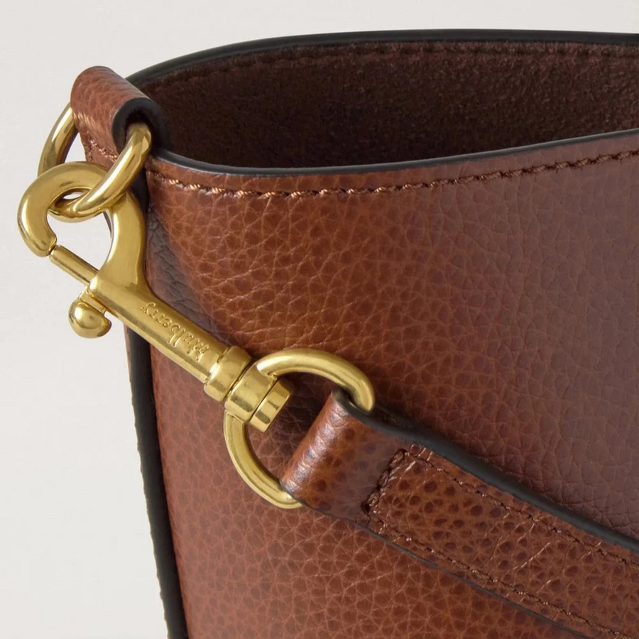 Mulberry Mini Bayswater Tote Small Classic Grain Two Tone Oak