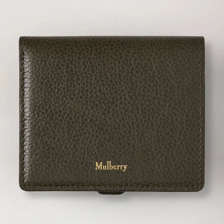 Mulberry Roxanne Wallet Small Classic Grain Juniper Green 
