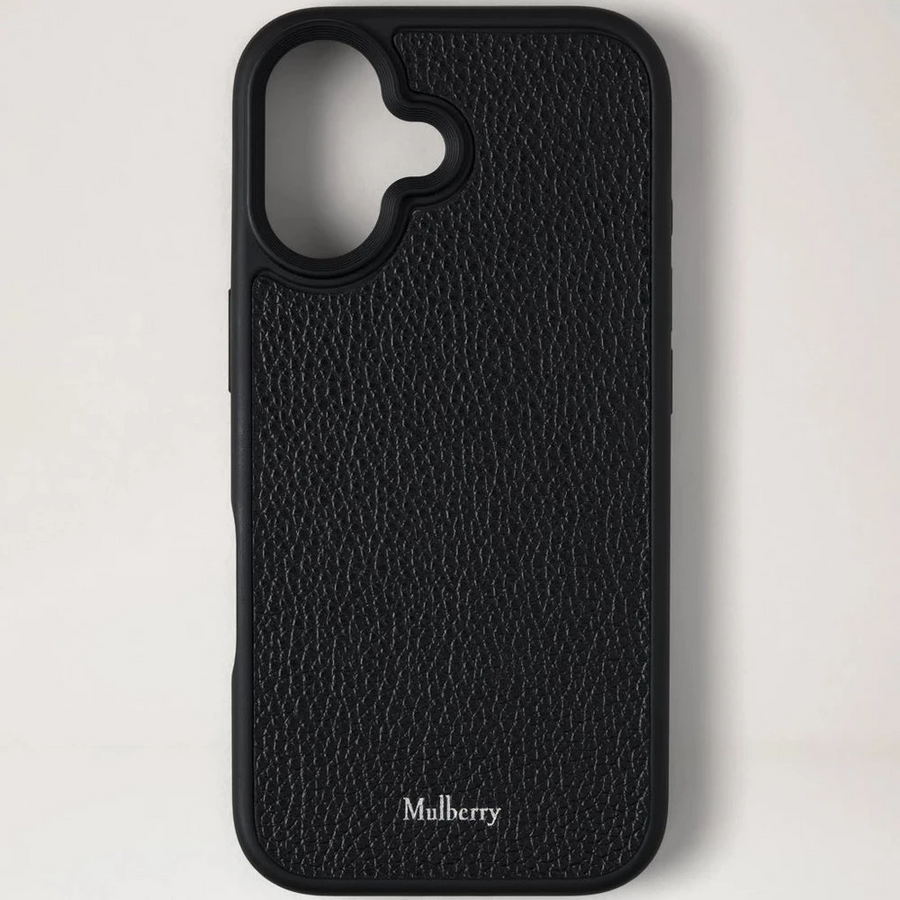 Mulberry Iphone 17 fodral Litet klassiskt kornsvart