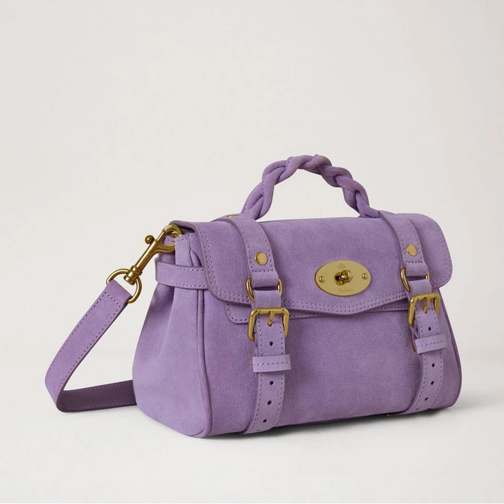 Mulberry Mini Alexa Hazy Lilac Suede – produktbild 2