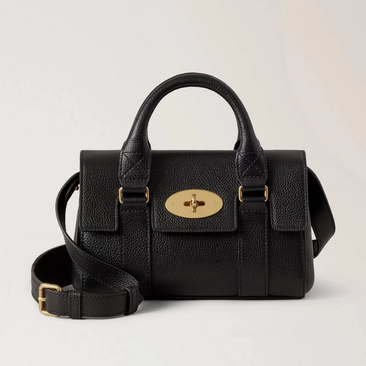Mulberry Mini Heritage Bayswater Small Classic Grain Black