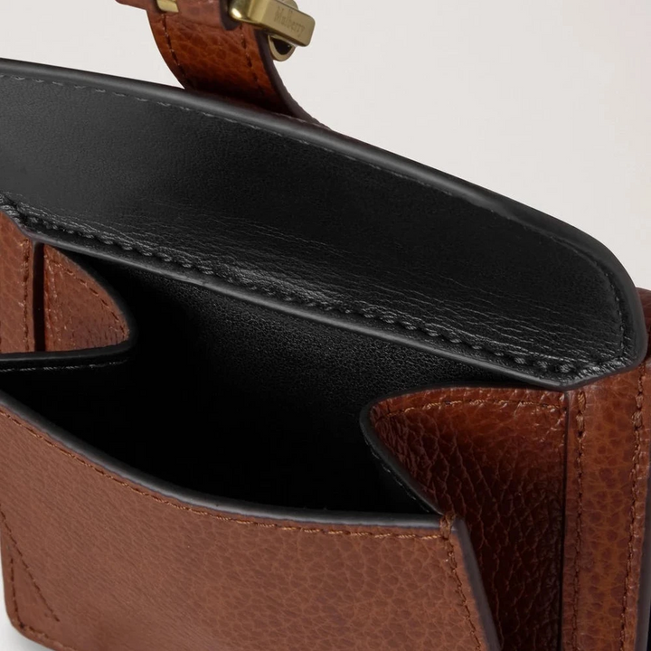 Mulberry Roxanne Wallet Two Tone Oak Small Classic Grain