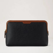 Mulberry Medium Cosmetic Pouch Scotchgrain Black-Cognac 