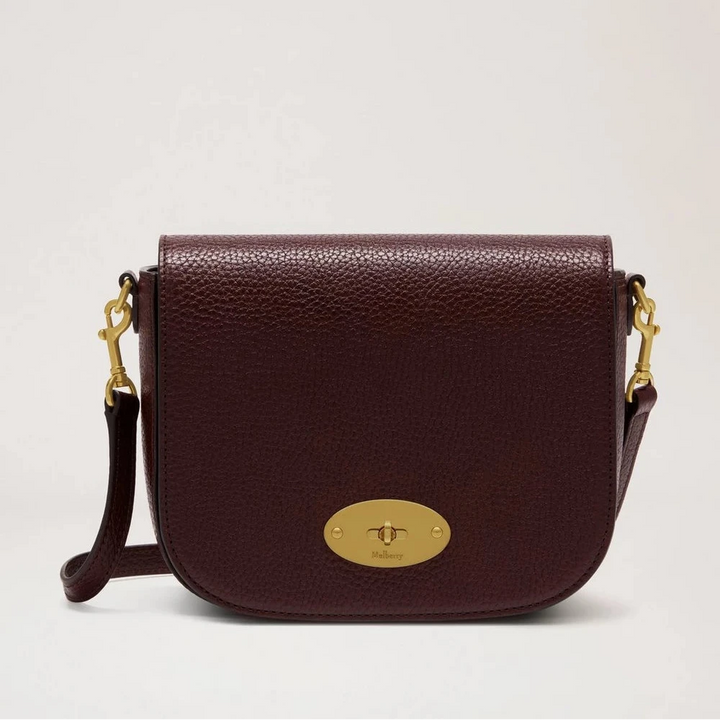 Mulberry Liten Darley Satchel Oxblood Small Classic Grain – RL9122/205K195
