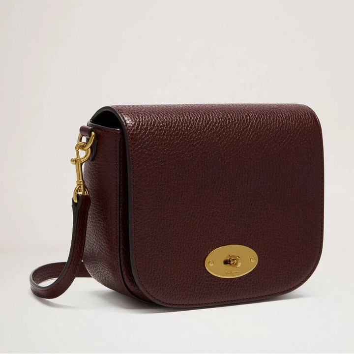 Mulberry Liten Darley Satchel Oxblood Small Classic Grain – produktbild 2