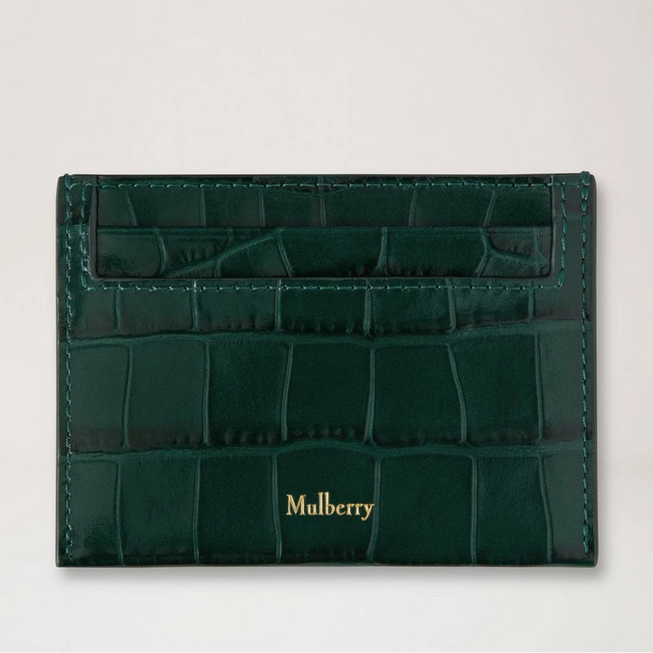 Mulberry Kreditkortsfack Emerald Shiny Croc – RL9133/807Q180