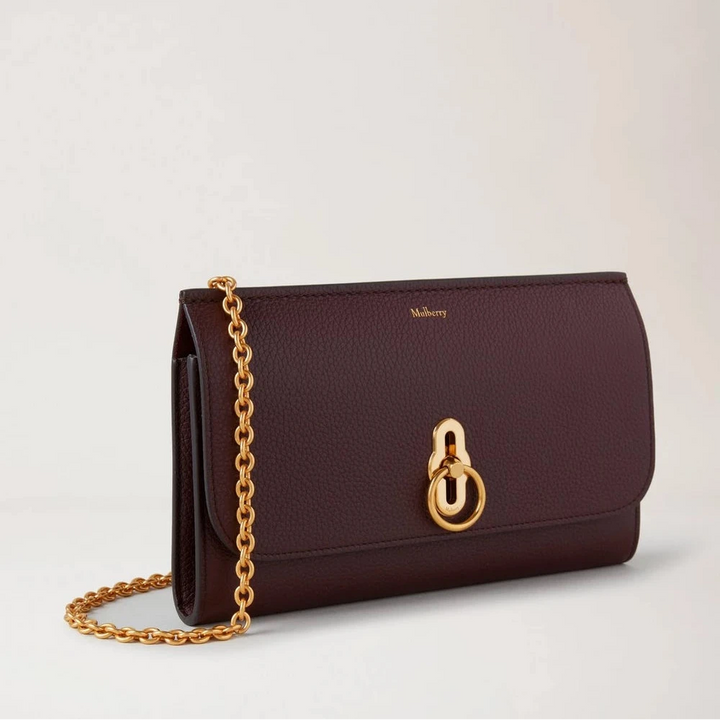 Mulberry Amberley Clutch Oxblood Small Classic Grain – produktbild 2